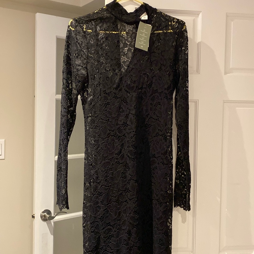 NWT Rare H&M formal lace maxi dress